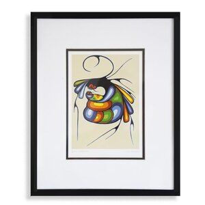 Joyous motherhood framed print - Cecil Youngfox - Canadian art - wall decor